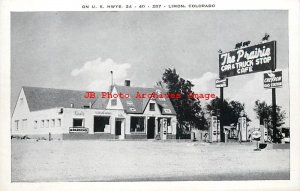 CO, Limon, Colorado, Prairie Cafe Truck Stop,Chevron Gas Station,Kropp No 12514N