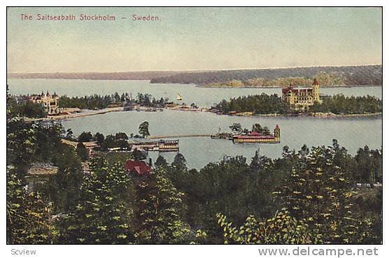 The Saltseabath Stockholm, Sweden, 1900-1910s