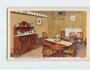 M-114313 Dining Room Gen US Grant's Home Galena Illinois