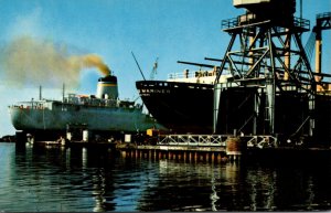 Mississippi Pascagoula Shipyards Ships In For Repair