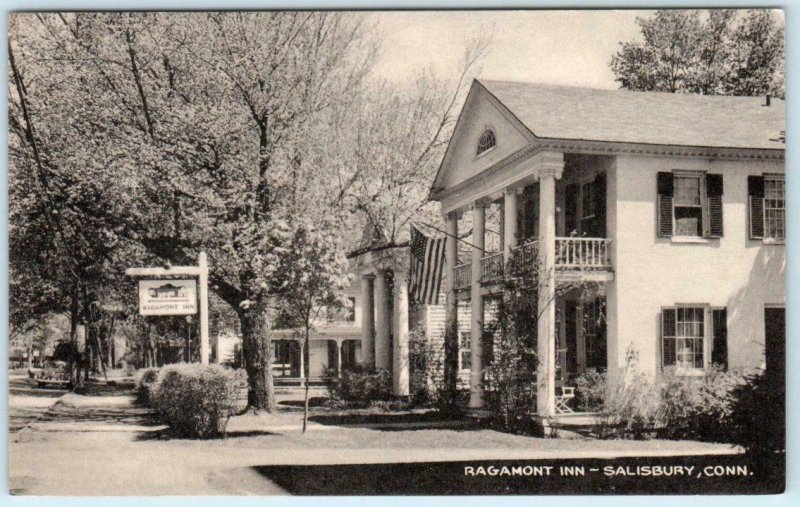 SALISBURY, Connecticut CT  Roadside RAGAMONT INN  Litchfield County Postcard