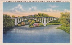 Bridge Over Holston River On U S Highway 23 Between Kingsport And Johnson Cit...