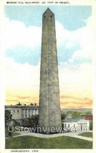 Bunker Hill Monument - Charlestown, Massachusetts MA  