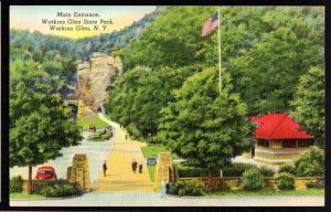 New York WATKINS GLEN Main Entrance Watkins Glen State Park Finger Lakes - Linen