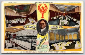 Chicago Illinois~Ireland Oyster House Restaurant~Dining Room~Lobster Grotto~1940