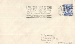 Weston Super Mere 1965 Donkey Postmark Slogan Envelope