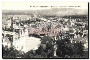 Old Postcard Panorama Chierry Chateau On Vieux Chateau