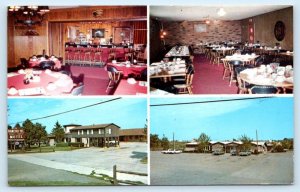 BETTENDORF, IA Iowa ~ Roadside EL RANCHO TEL MOTEL & Restaurant c1960s  Postcard