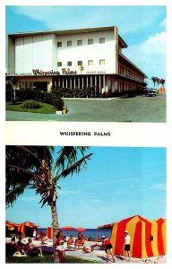 Postcard BEACH SCENE Miami Beach Florida FL AS8671