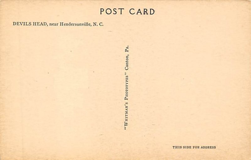 Devils Head Hendersonville, North Carolina NC