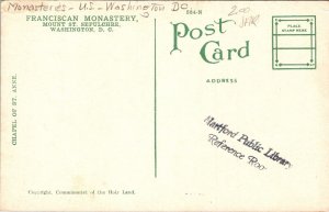 Franciscan Monastery Mount St Sepulchre Washington Dc Monasteries Holy Postcard 