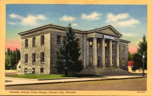 Nevada Carson City Ormsby Count Court House Curteich