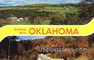 Greetings from, OK       ;      Greetings from, Oklahoma 