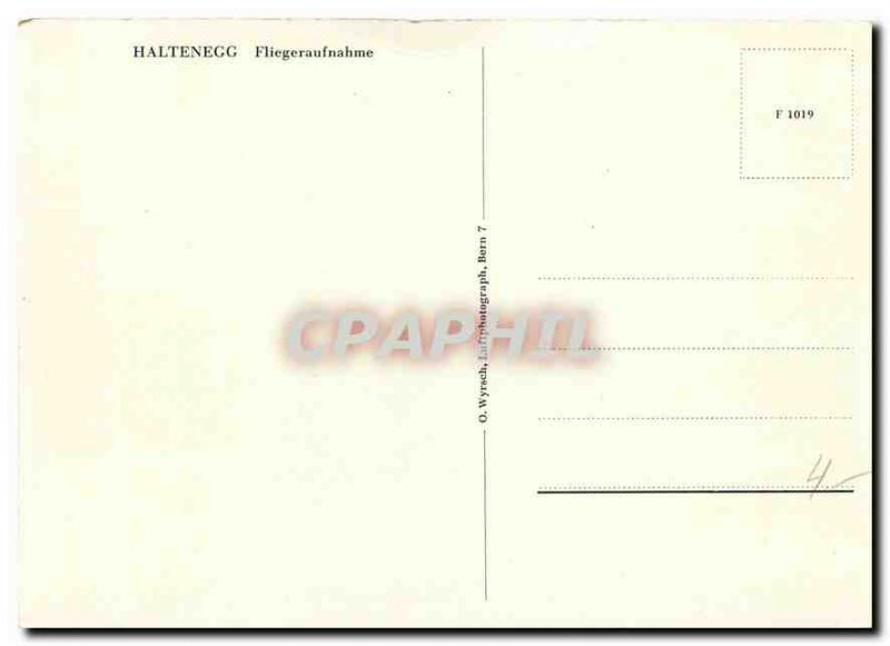 Postcard Modern Haltenegg Fliegeraufnahme