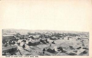 Little Rock Arkansas Camp Pike Birdseye View Antique Postcard K102369