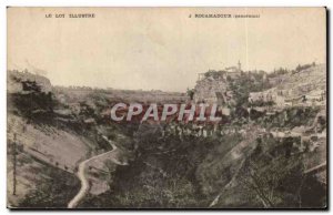 Old Postcard General view Rocamadour