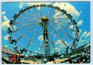 HAINES CITY, FL ~ Amusement Park CIRCUS WORLD Center Ring Ride 4x6 Postcard