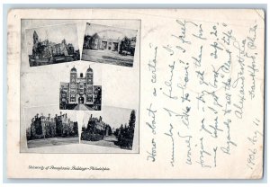 1906 University of Pennsylvania Building Philadelphia PA San Juan PR Postcard