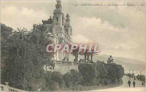 Old Postcard Monte Carlo. � Casino and Theater