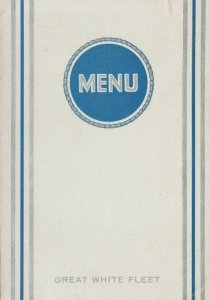 1940s Cruise Ship Menu, Great White Fleet, Havana, Oct 11 1948 United Fruit