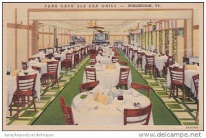 Park Cafe And Sea Grill Burlington Vermont 1956