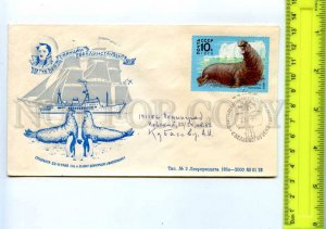 409920 1983 Bellingshausen station Penguins elephant seals ships Somov Baikal