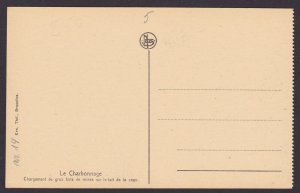 BELGIUM, Vintage postcard, Le Charbonnage (Coaling)