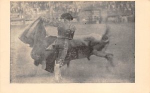 Bull Fighter Tarjeta Postal Bullfighting Unused 