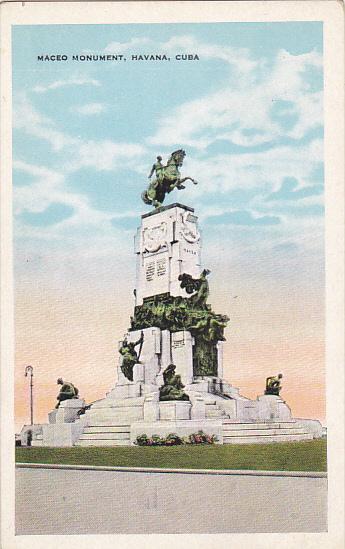 Cuba Havana Maceo Monument