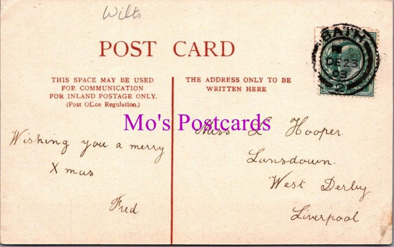 Wiltshire Postcard - Spye Park, Bromham   SW15254