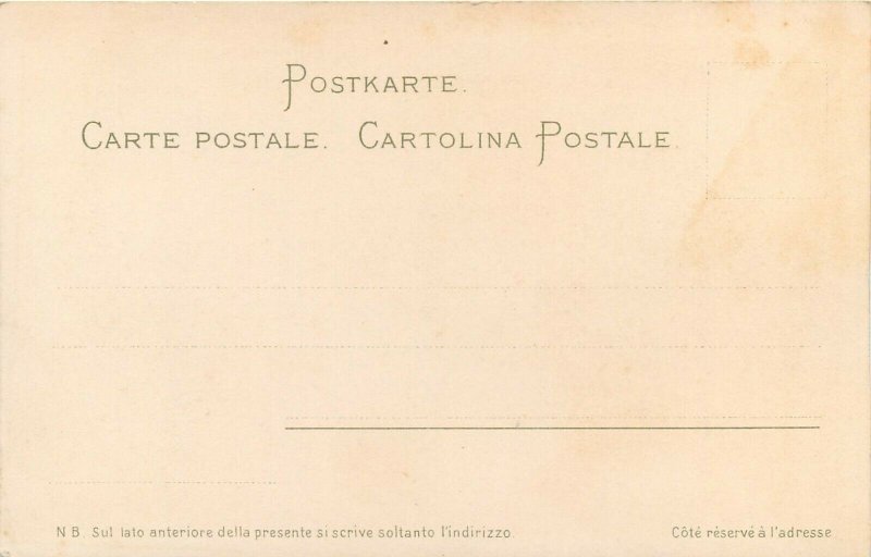 Italy S. Marco Meissner & Buch artistic postcard