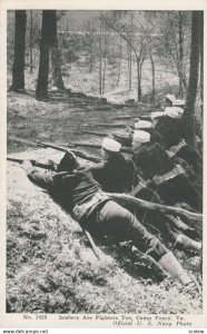 CAMP PEARY , Virginia , 1930-40s ; SEABEES shooting guns