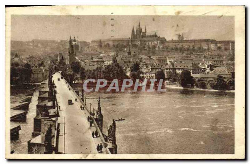 VINTAGE POSTCARD PragueÂ 