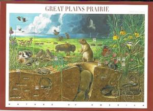 US Great Plains Prairie. 17 Jumbo 5X7 Postcards, with Mini-Poster