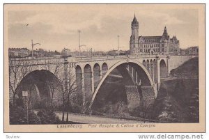 Pont Adolphe & Caisse d'Epargne, Luxembourg, 1900-1910s
