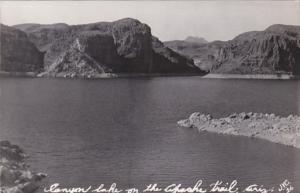 Arizona Canyon Lake On The Apache Trail Real Photo