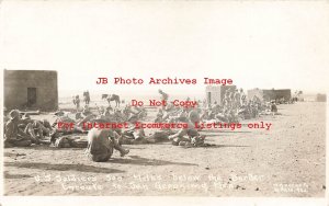 Mexico Border War, RPPC, US Soldiers Enroute to San Geronimo Mexico, Horne