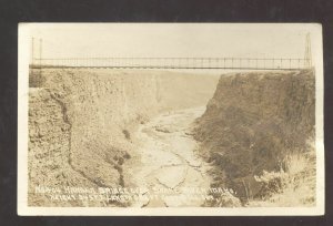 RPPC SNAKE RIVER IDAHO HANSON BRIDGE BURLEY ID. VINTAGE REAL PHOTO POSTCARD