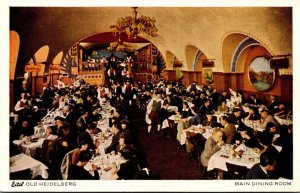 Illinois Chicago Eitel Old Heidelberg Restaurant Main Dining Room
