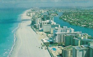 Florida Miami Beach Aerial View Of Miami Beach