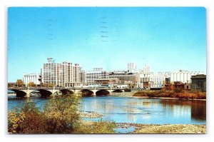 Postcard Quaker Oats Plant Cedar Rapids Iowa c1961 Postmark