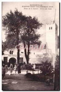 Marseille - Exposition Coloniale 1922 - Tunisia Palace - Old Postcard