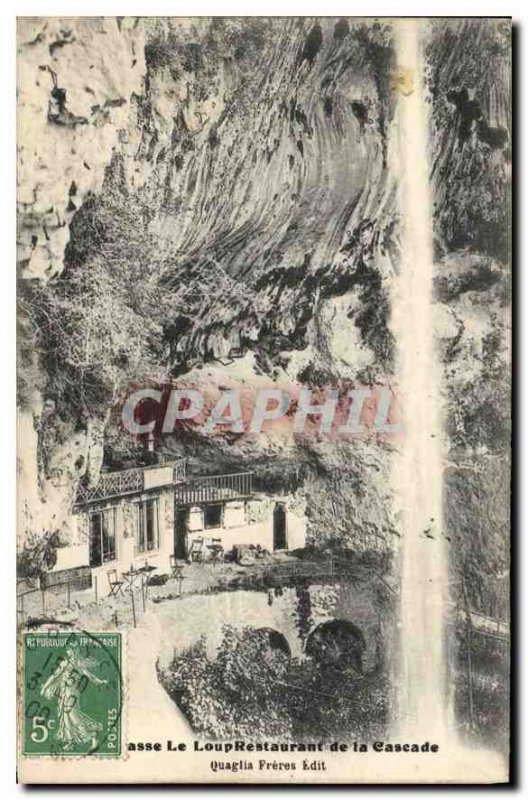 Old Postcard The Wolf Restaurant Cascade