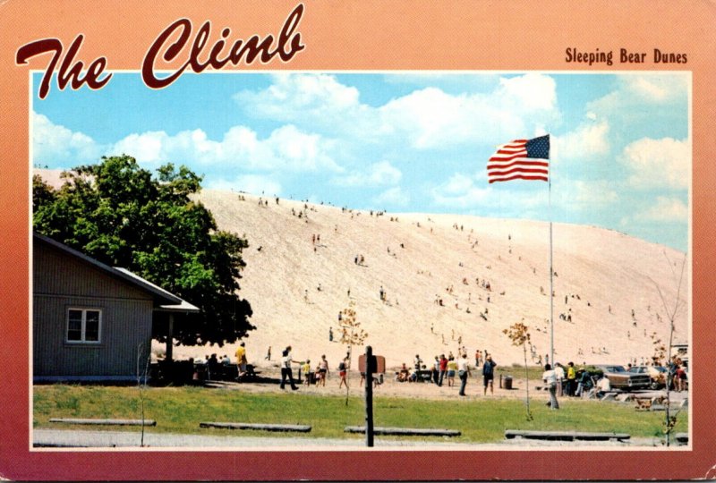 Michigan Sleeping Dunes National Shorelines Park The Climb 1996