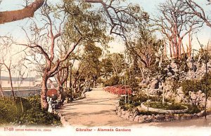 Alameda Gardens Gibraltar Postcard.