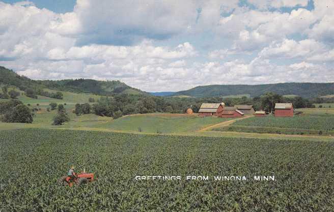 Farm Country Greetings from Winona MN, Minnesota