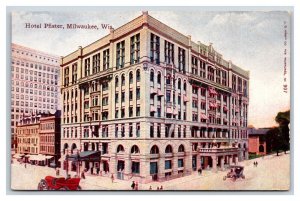 Hotel Pfister Milwaukee Wisconsin WI UNP DB Postcard P24