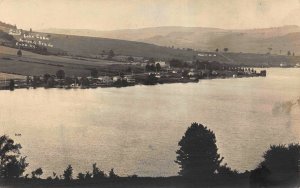 Real Photo Postcard Overview of Lake Cuba in Cuba, New York~118123