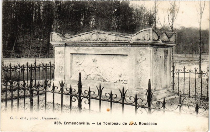 CPA Ermenonville- Le Tombeau de J.J. Rousseau FRANCE (1020490)