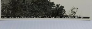 Henderson Arkansas Lake Norfork Koger's Liberty Court & Cafe VGT Postcard  302